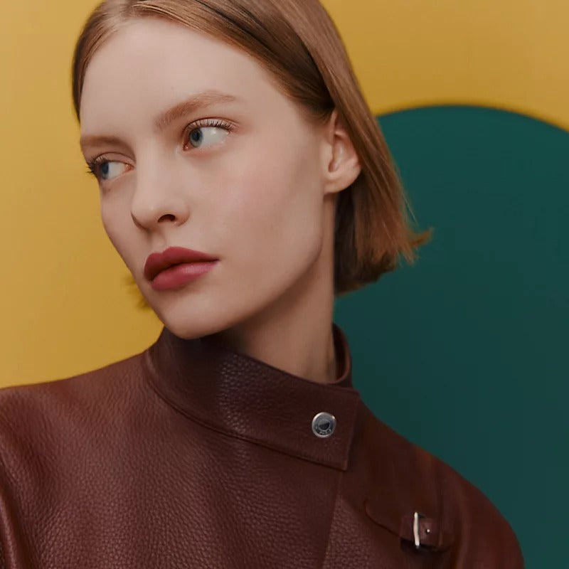 Son HERMES Rouge Hermès Satin Lipstick #55 Rose Mauve Limited