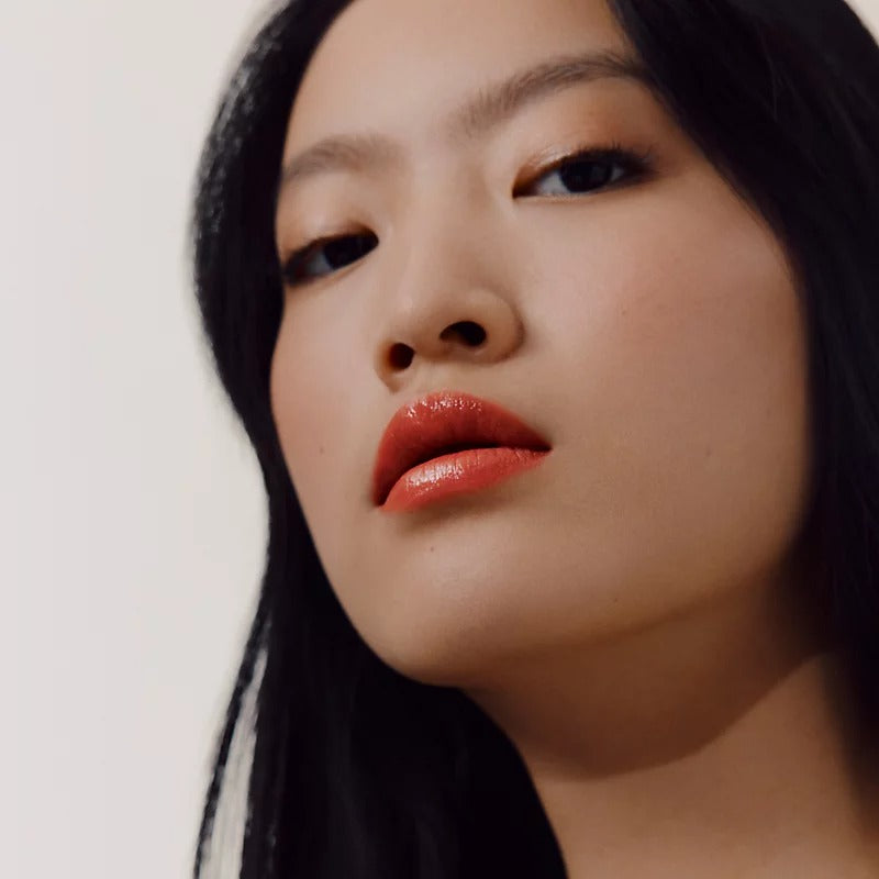 Son HERMES Rouge Hermès Silky Lipstick Shine #28 Orange Flash Limited