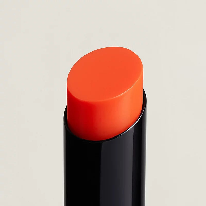 Son HERMES Rouge Hermès Silky Lipstick Shine #28 Orange Flash Limited