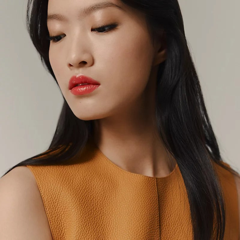 Son HERMES Rouge Hermès Silky Lipstick Shine #34 Corail Jaipur