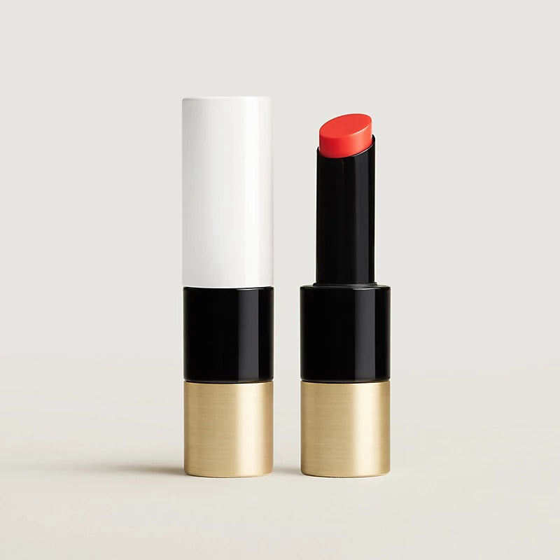 Son HERMES Rouge Hermès Silky Lipstick Shine #34 Corail Jaipur