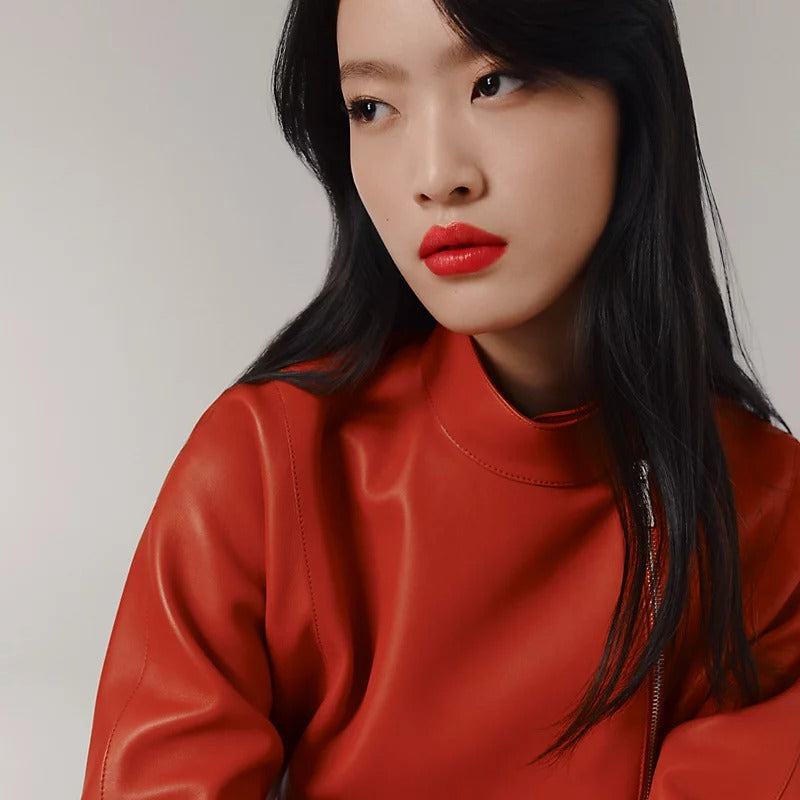 Son HERMES Rouge Hermès Silky Lipstick Shine #75 Rouge Amazone