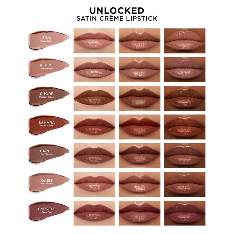 Son HOURGLASS Unlocked Satin Crème Lipstick #312 Oasis