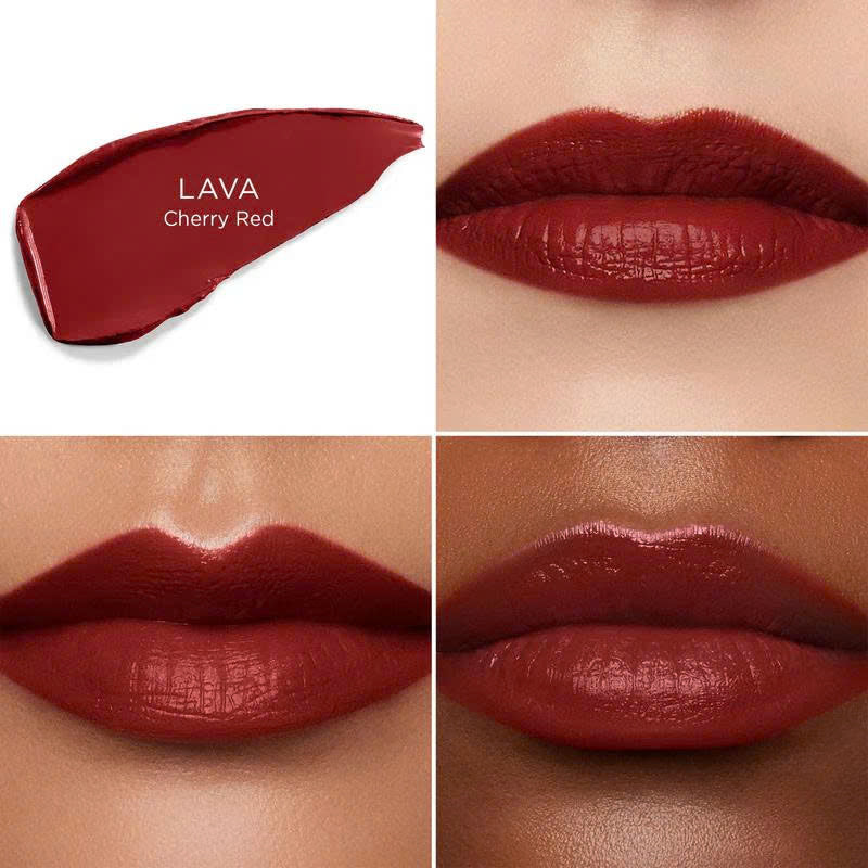 Son HOURGLASS Unlocked Satin Crème Lipstick #322 Lava-Kallos