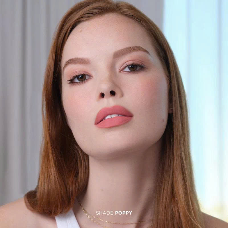 Son HOURGLASS Unlocked Soft Matte Lipstick #346 Poppy-Kallos