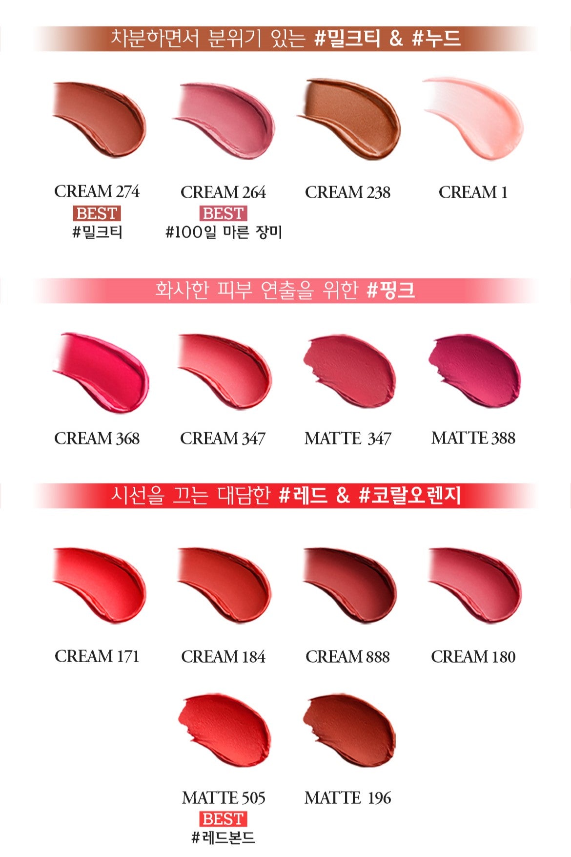 Son LANCÔME L'Absolu Rouge Cream Lipstick #347 Le Baiser - Kallos Vietnam