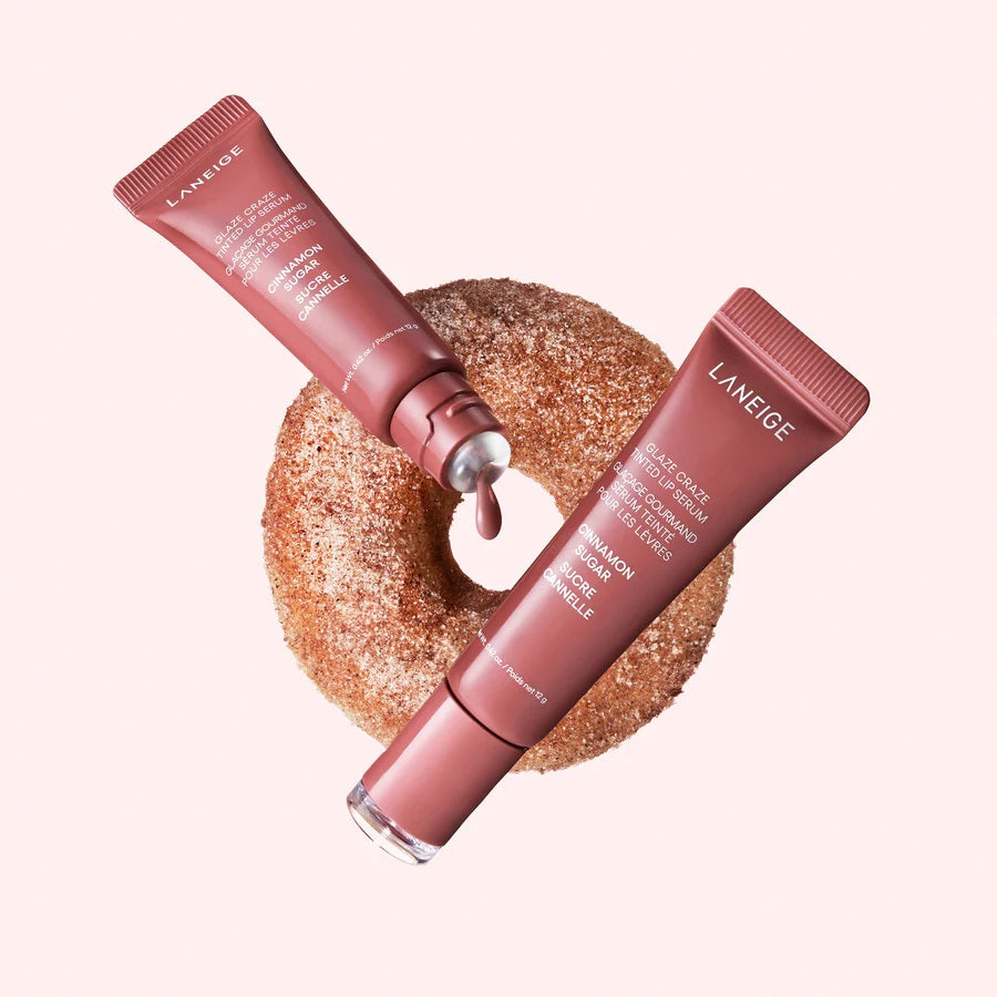 Son LANEIGE Glaze Craze Tinted Lip Serum #Cinnamon Sugar - Mauve Pink-Kallos