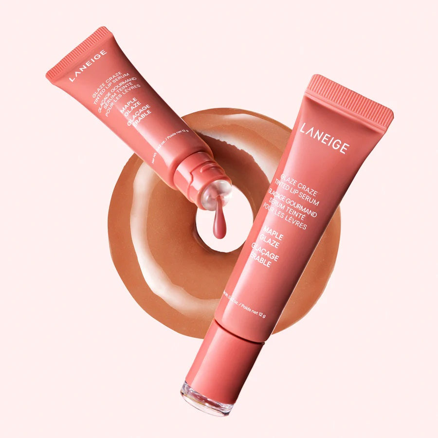 Son LANEIGE Glaze Craze Tinted Lip Serum #Maple Glaze - Rosy Maple-Kallos