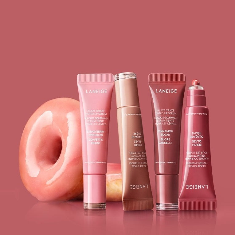 Son LANEIGE Glaze Craze Tinted Lip Serum #Raspberry Jam - Sheer Red-Kallos