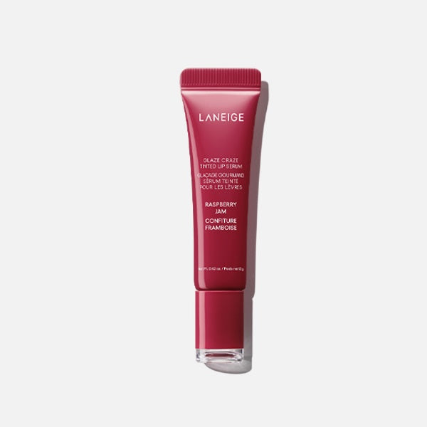 Son LANEIGE Glaze Craze Tinted Lip Serum #Raspberry Jam - Sheer Red-Kallos