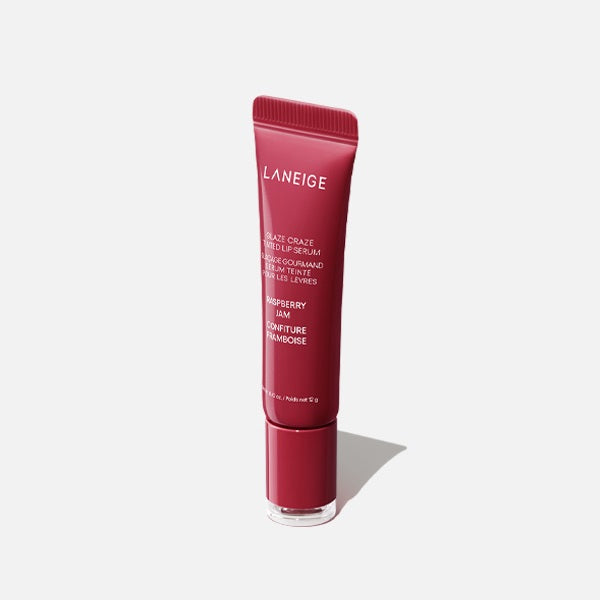 Son LANEIGE Glaze Craze Tinted Lip Serum #Raspberry Jam - Sheer Red-Kallos