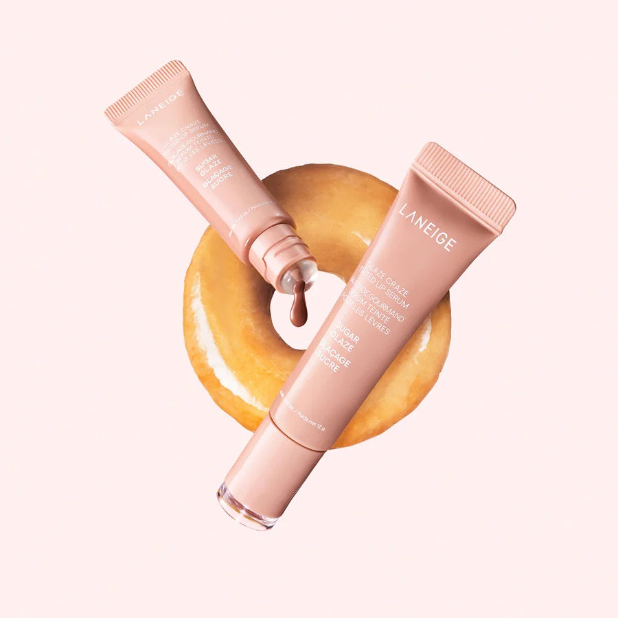 Son LANEIGE Glaze Craze Tinted Lip Serum #Sugar Glaze - Nude Beige-Kallos