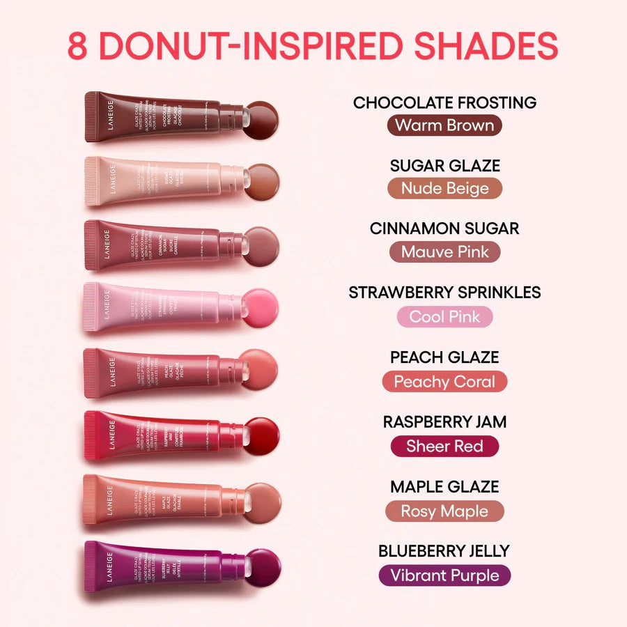 Son LANEIGE Glaze Craze Tinted Lip Serum #Sugar Glaze - Nude Beige-Kallos