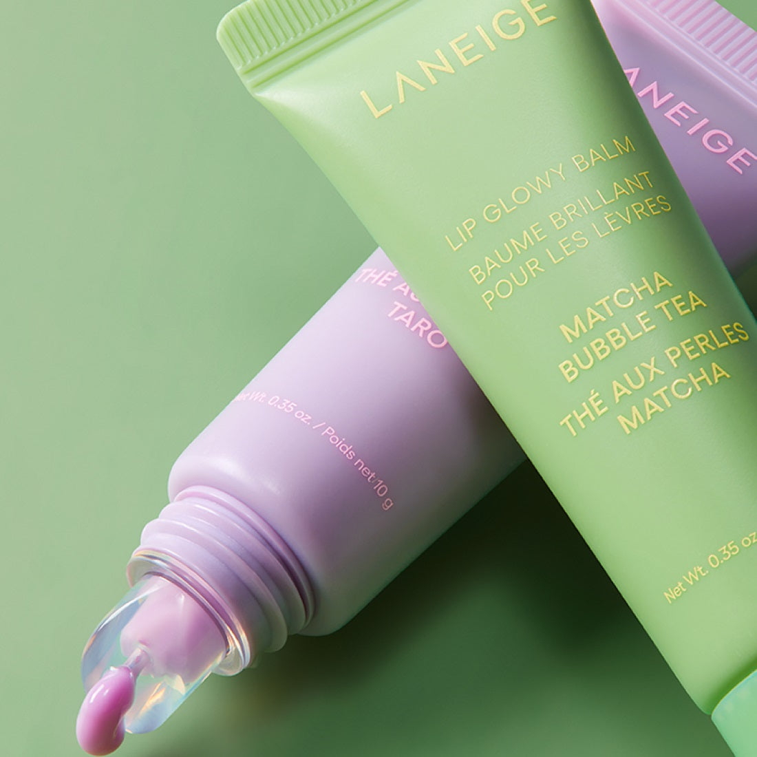 Son LANEIGE Lip Glowy Balm #Matcha Bubble Tea-Kallos