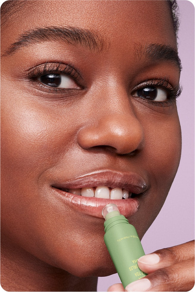 Son LANEIGE Lip Glowy Balm #Matcha Bubble Tea-Kallos