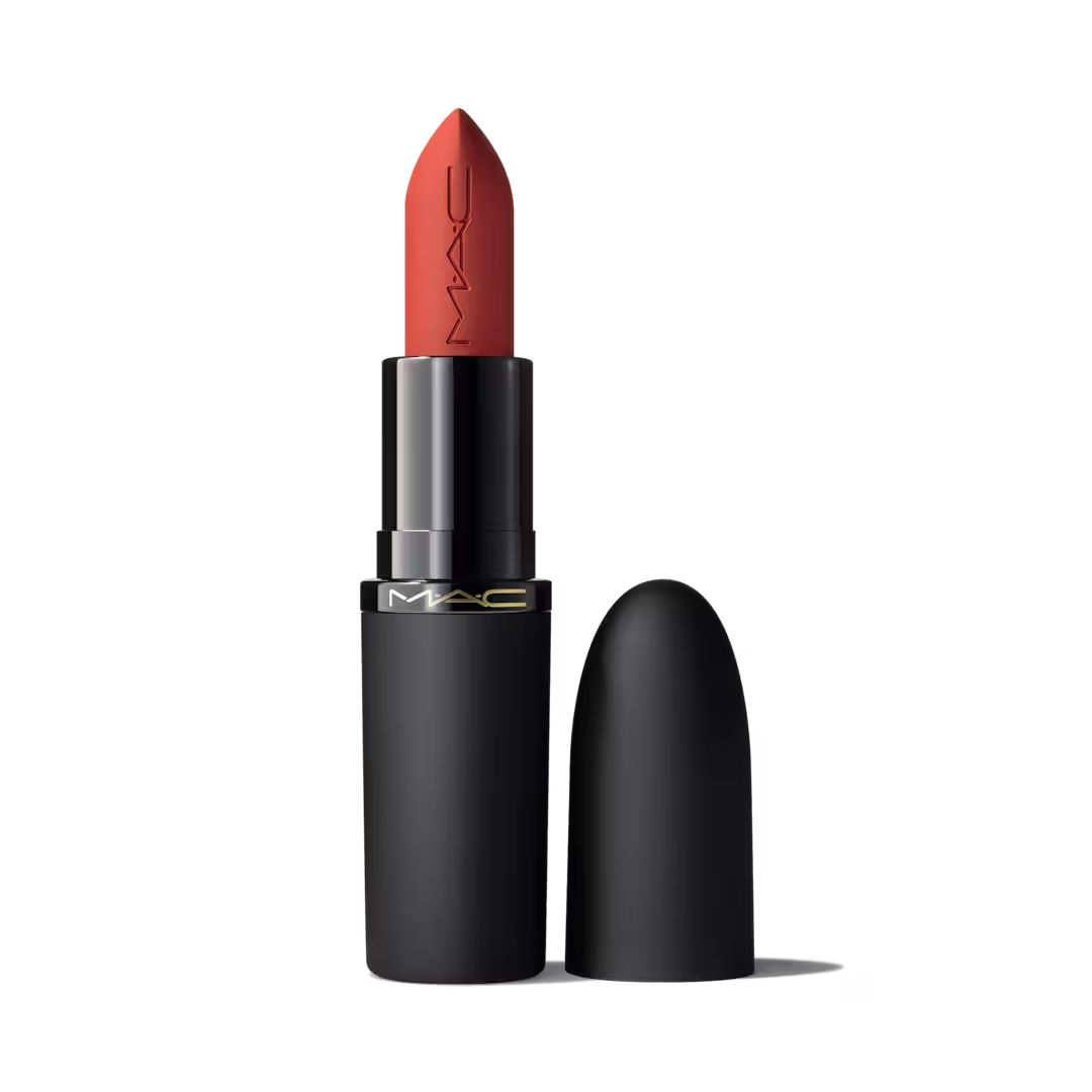 Son MAC Powder Kiss Hazy Matte Lipstick #316 Devoted To Chili