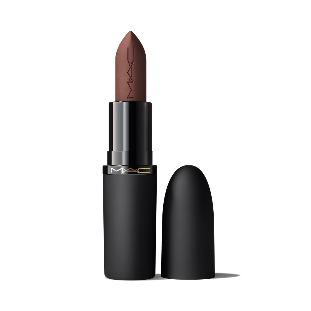 Son MAC Powder Kiss Hazy Matte Lipstick #900 Chestnut