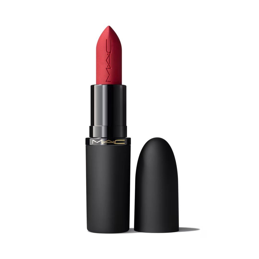 Son MAC Powder Kiss Hazy Matte Lipstick #935 Ruby New