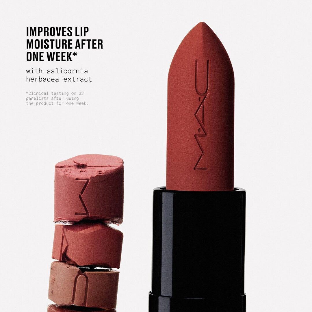 Son MAC Powder Kiss Hazy Matte Lipstick #Teddy 2.0