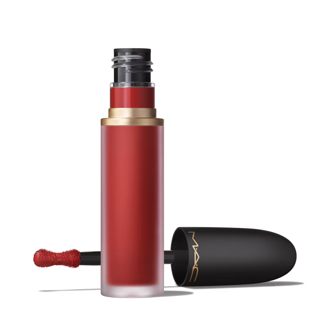 Son MAC Powder Kiss Lip + Cheek Mousse #975 Ruby Boo
