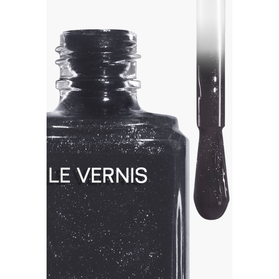 Sơn Móng Tay CHANEL Le Vernis #171 Sequins - A Shimmering Black