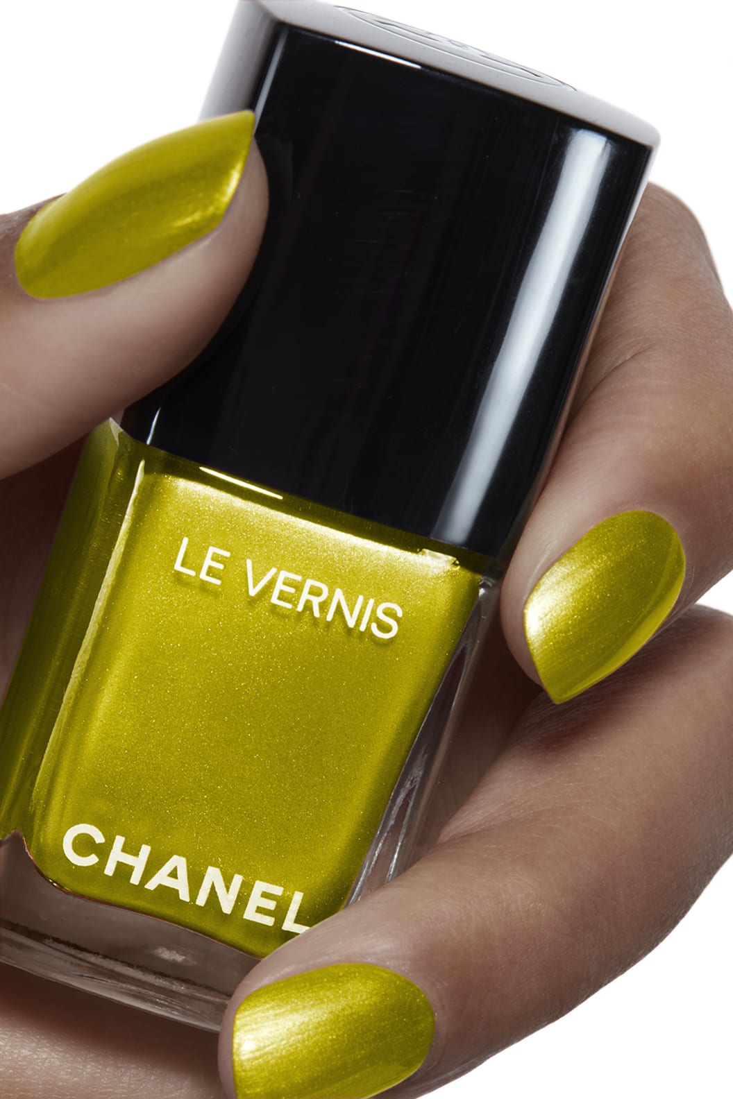 Sơn Móng Tay CHANEL Le Vernis #183 Rêveuse - Metallic Gold Green