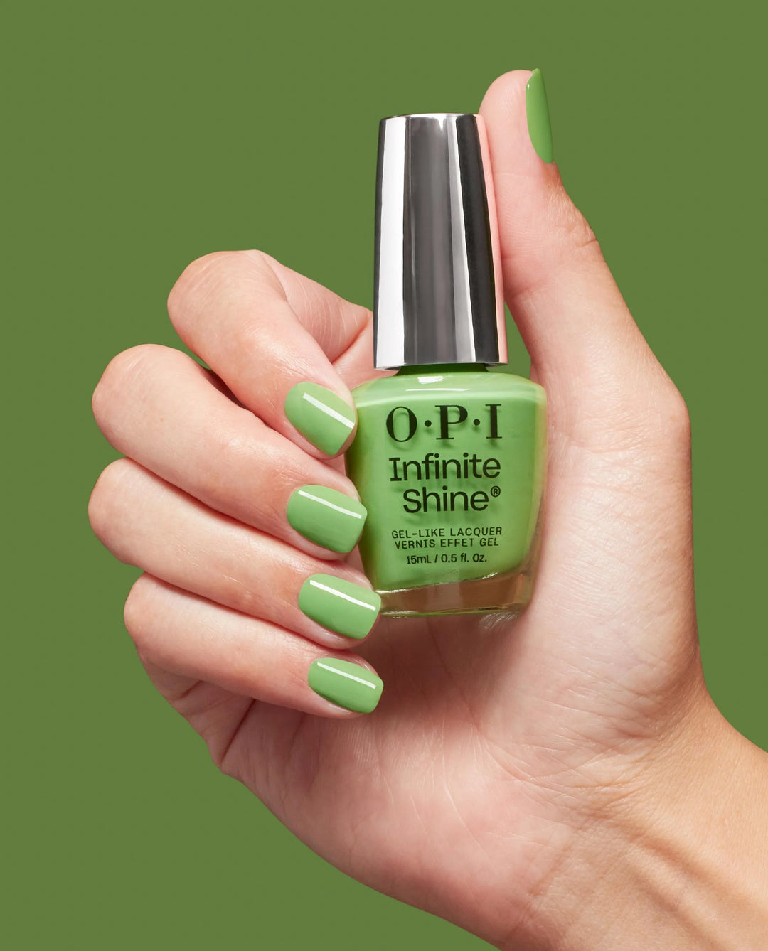 Sơn Móng Tay OPI Infinite Shine Jelly Green with Envy
