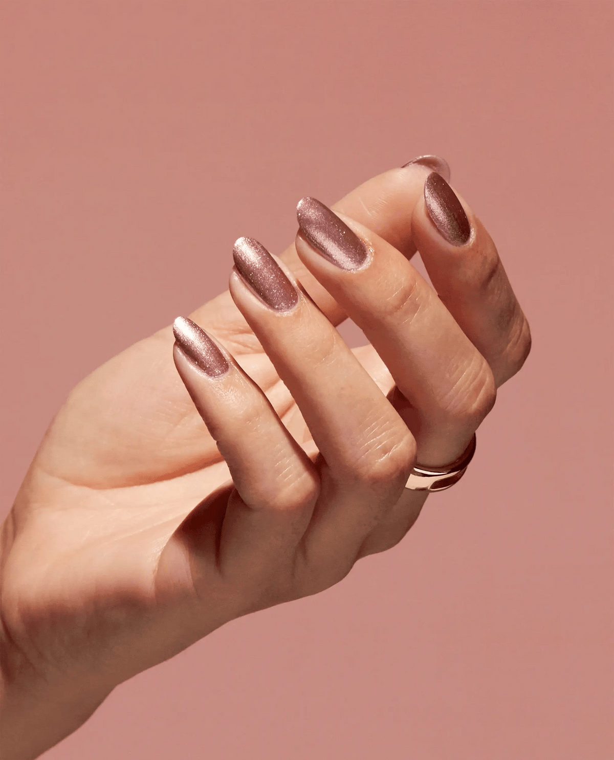 Sơn Móng Tay OPI Nature Strong Intentions are Rose Gold