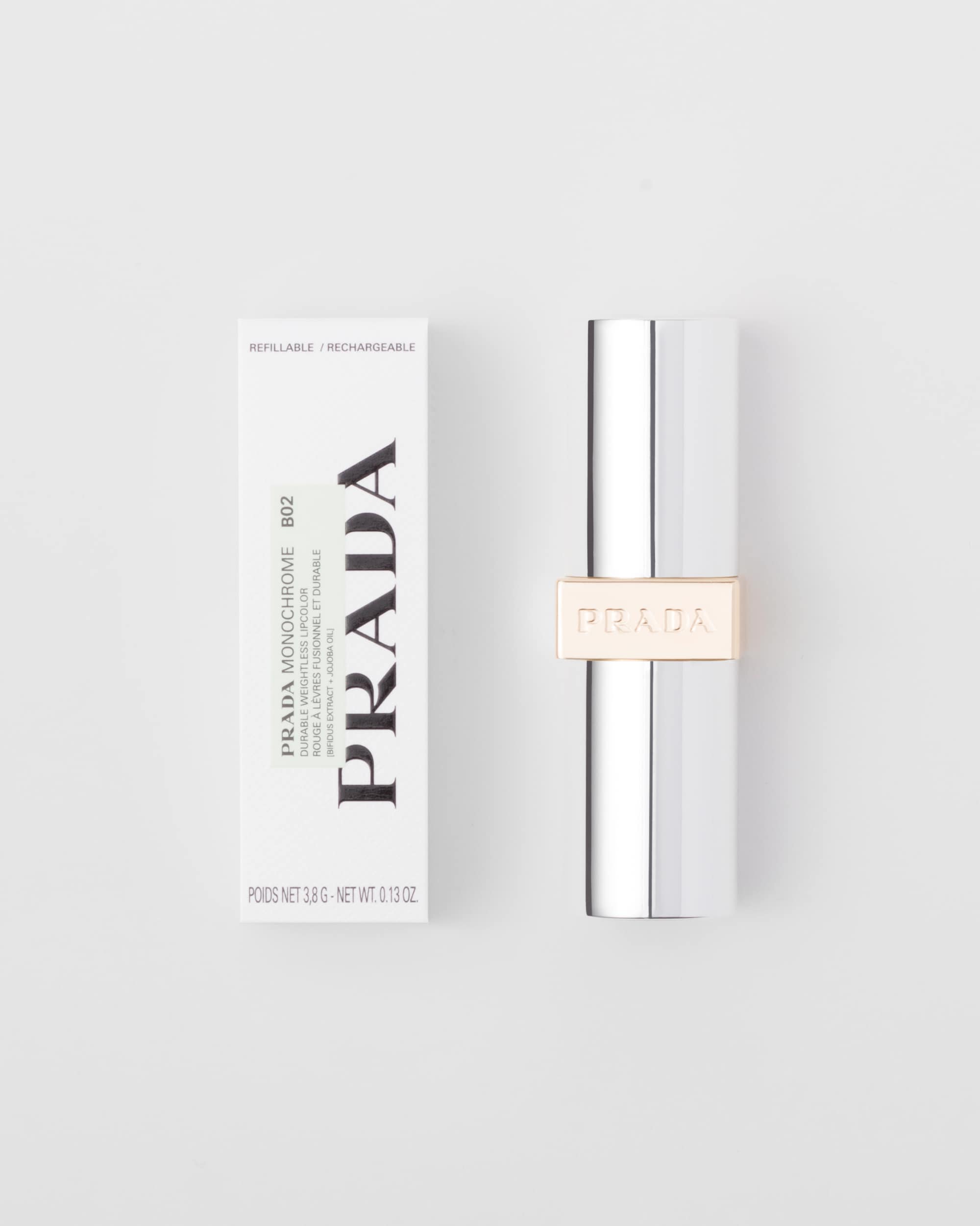 Son PRADA Monochrome Hyper Matte Lipstick #B02 Quartz - Kallos Vietnam