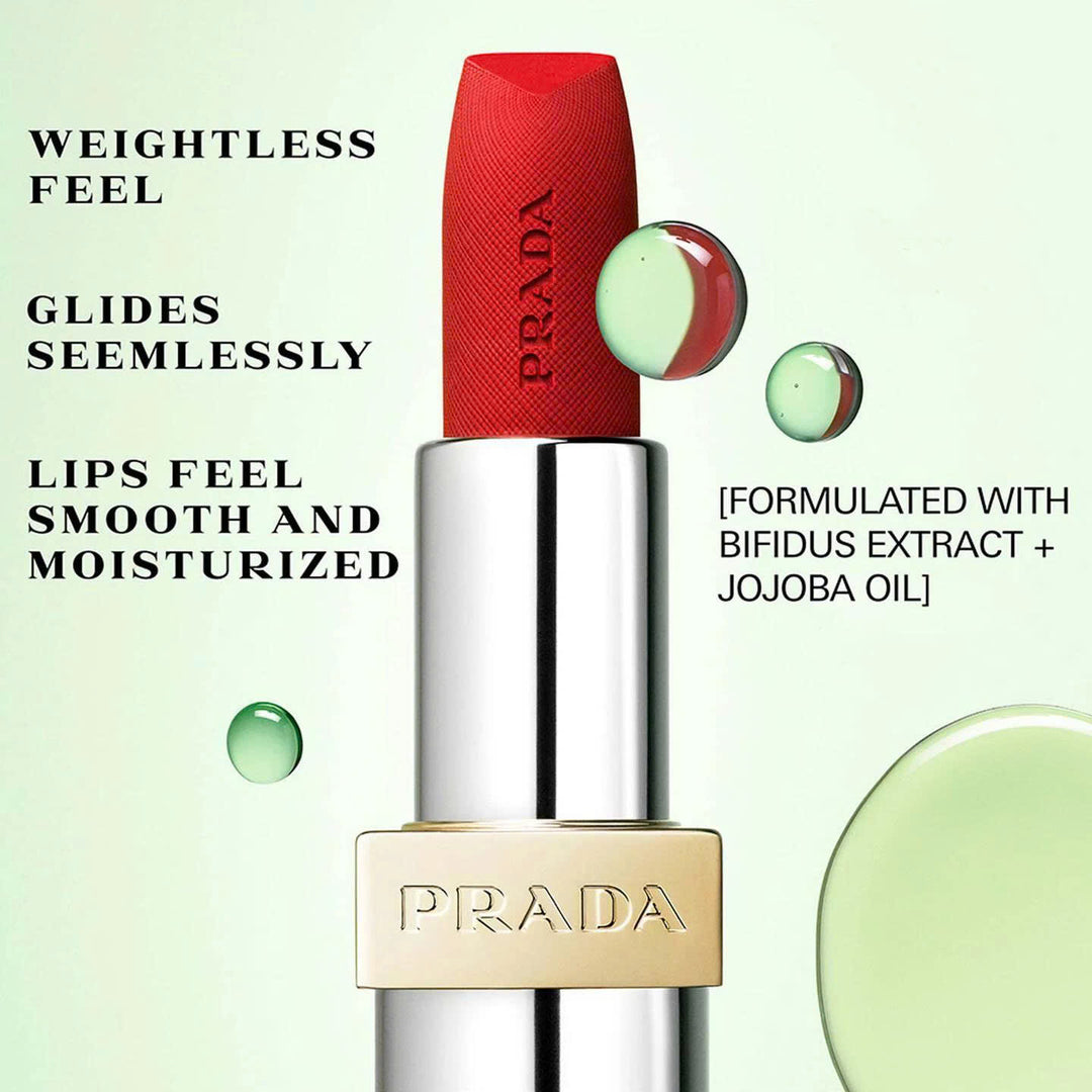 Son PRADA Monochrome Hyper Matte Lipstick #P60 Brick Pink
