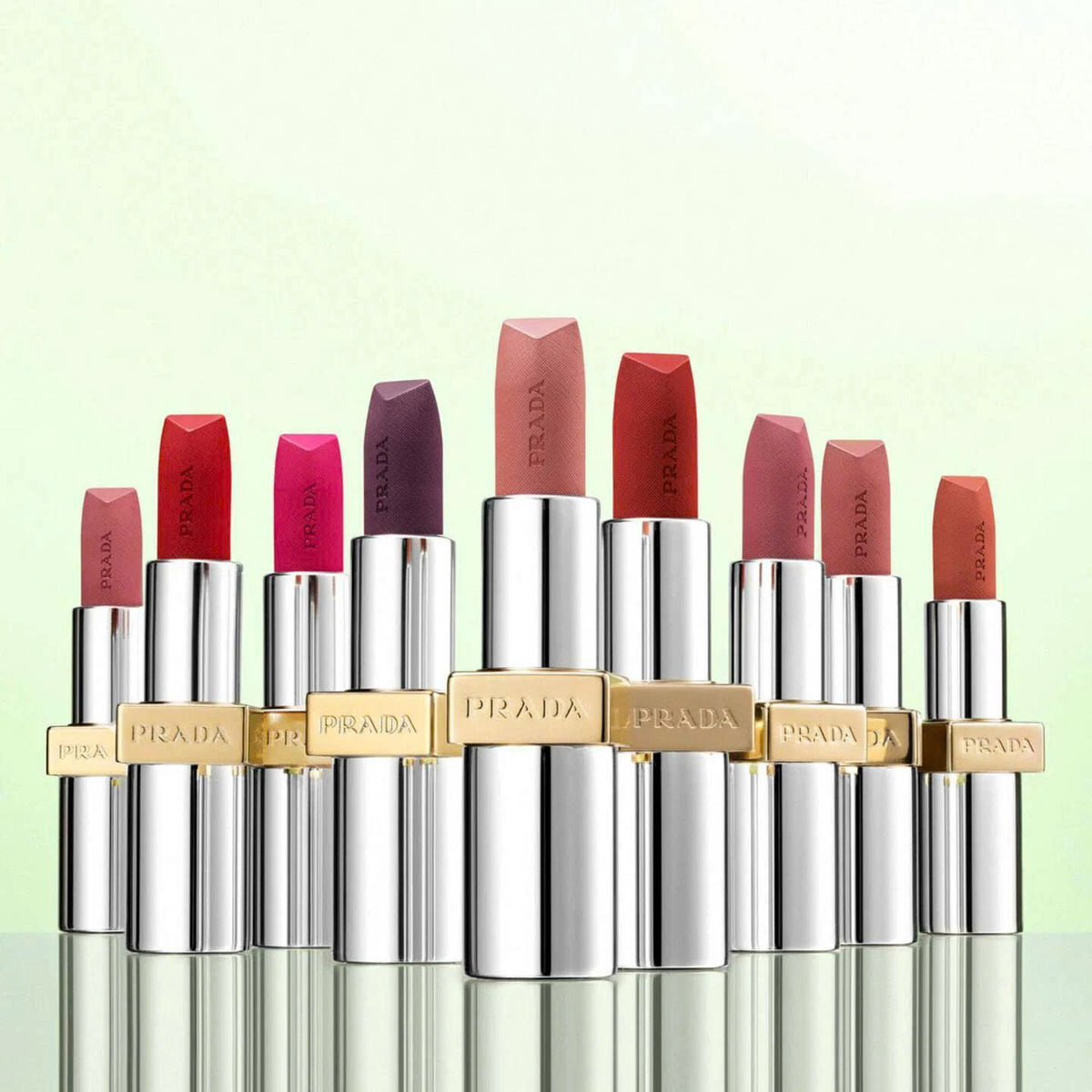 Son PRADA Monochrome Hyper Matte Lipstick #P60 Brick Pink