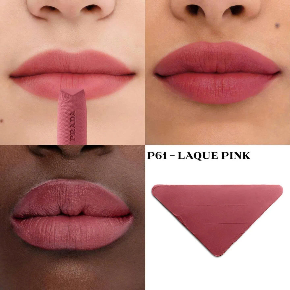 Son PRADA Monochrome Hyper Matte Lipstick #P61 Laque Pink