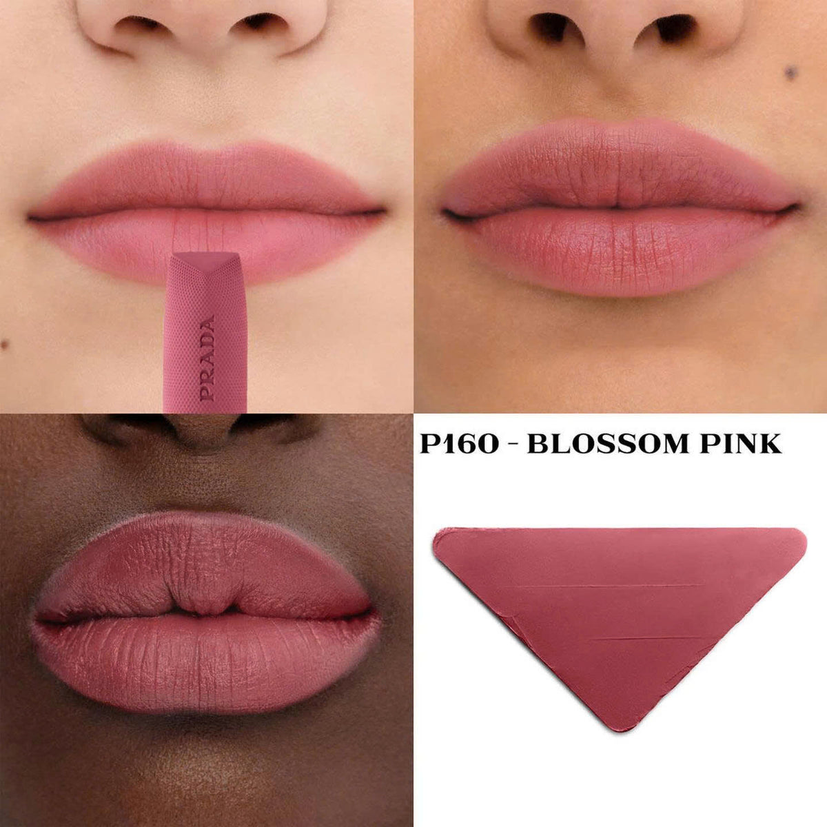 Son PRADA Monochrome Soft Matte Lipstick #P160 Blossom Pink
