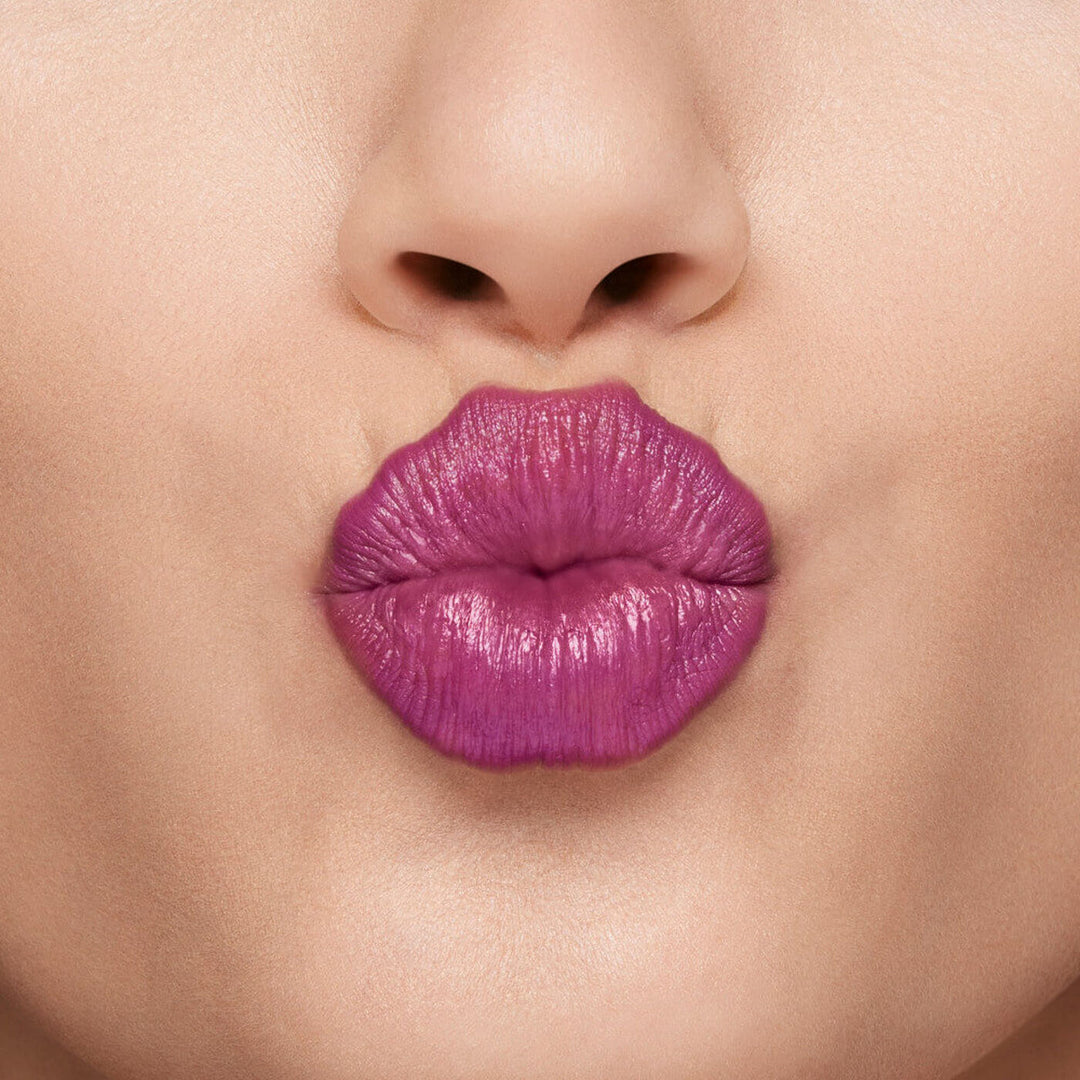 Son SHISEIDO Technosatin Gel Lipstick #423 Purple Glitch