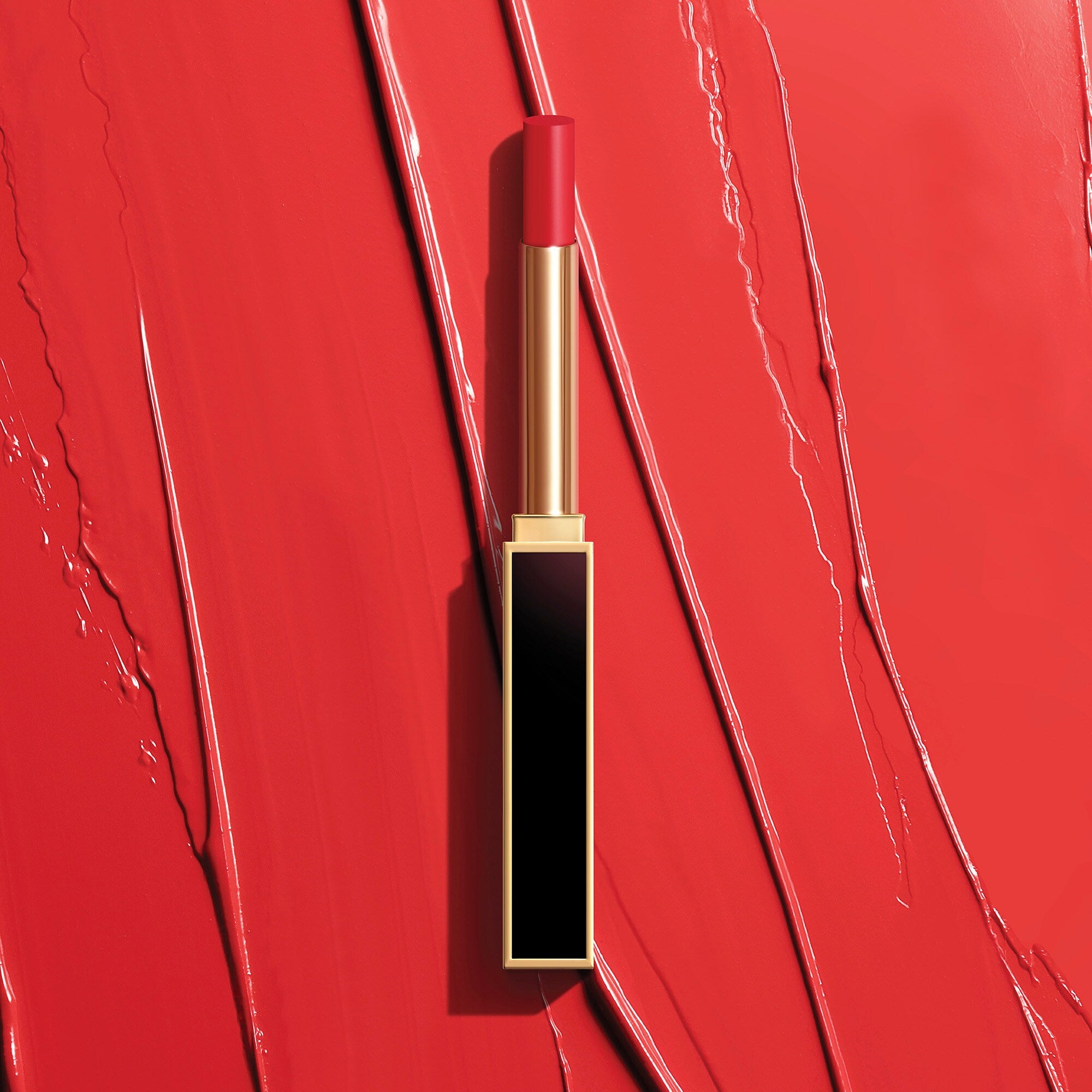Son TOM FORD Slim Lip Color Shine #156 Final Bow - Bright Red With Blue - Kallos Vietnam