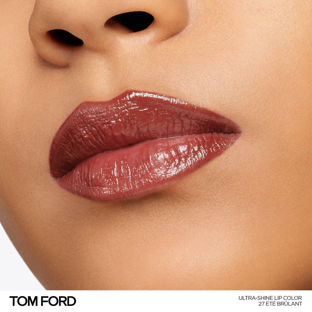 Son TOM FORD Ultra-Shine Lip Color #27 Été Brûlant - Medium Dark Burgundy - Kallos Vietnam
