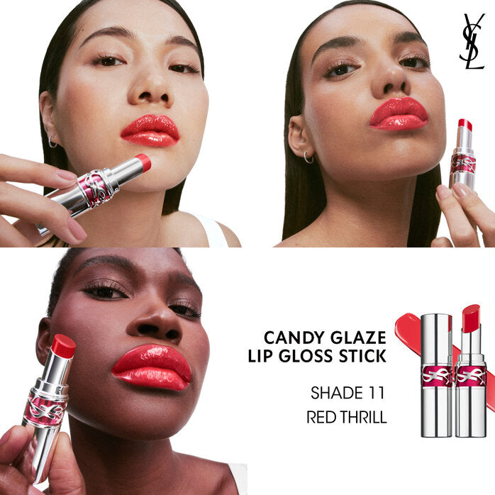 Son YSL Candy Glaze Lip Gloss Stick #11 Red Thrill - Kallos Vietnam