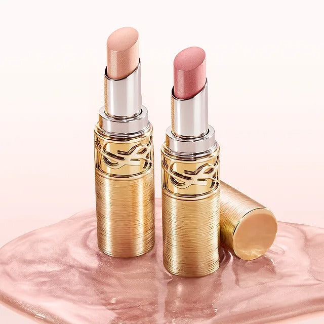 Son YSL Candy Glaze Lip Gloss Stick Limited #22 Shimmer Rose-Kallos