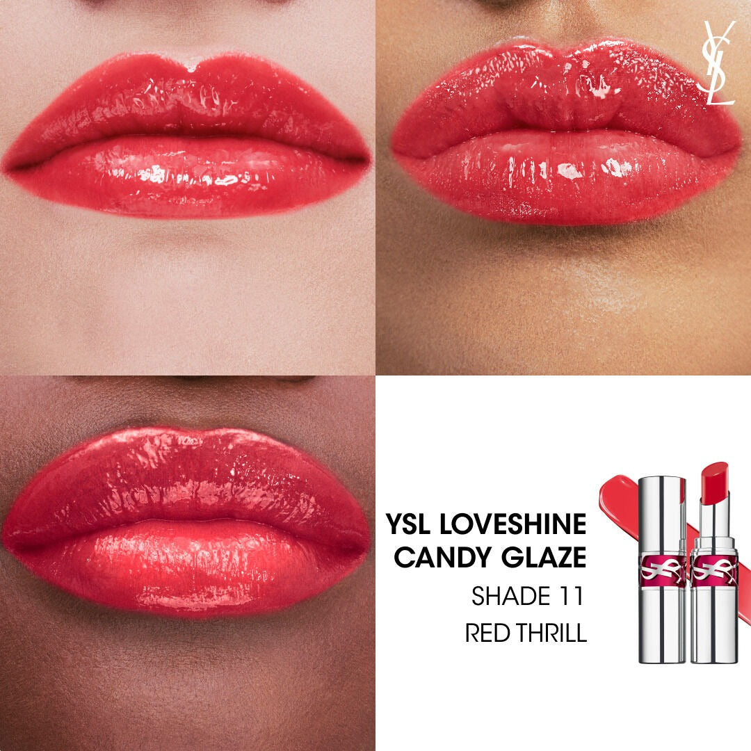 Son YSL Loveshine Candy Glaze #11 Red Thrill