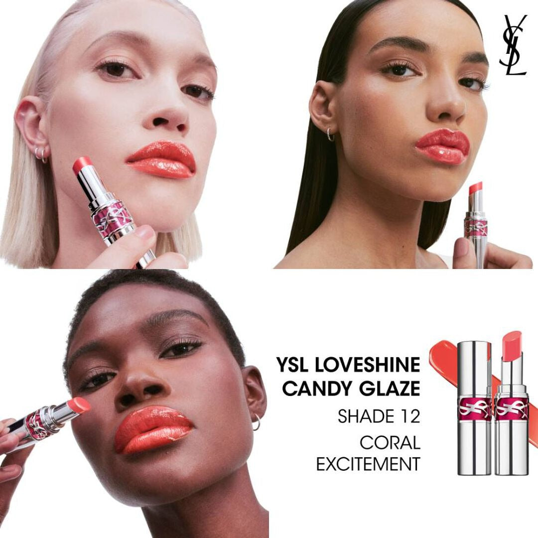 Son YSL Loveshine Candy Glaze #12 Coral Excitement