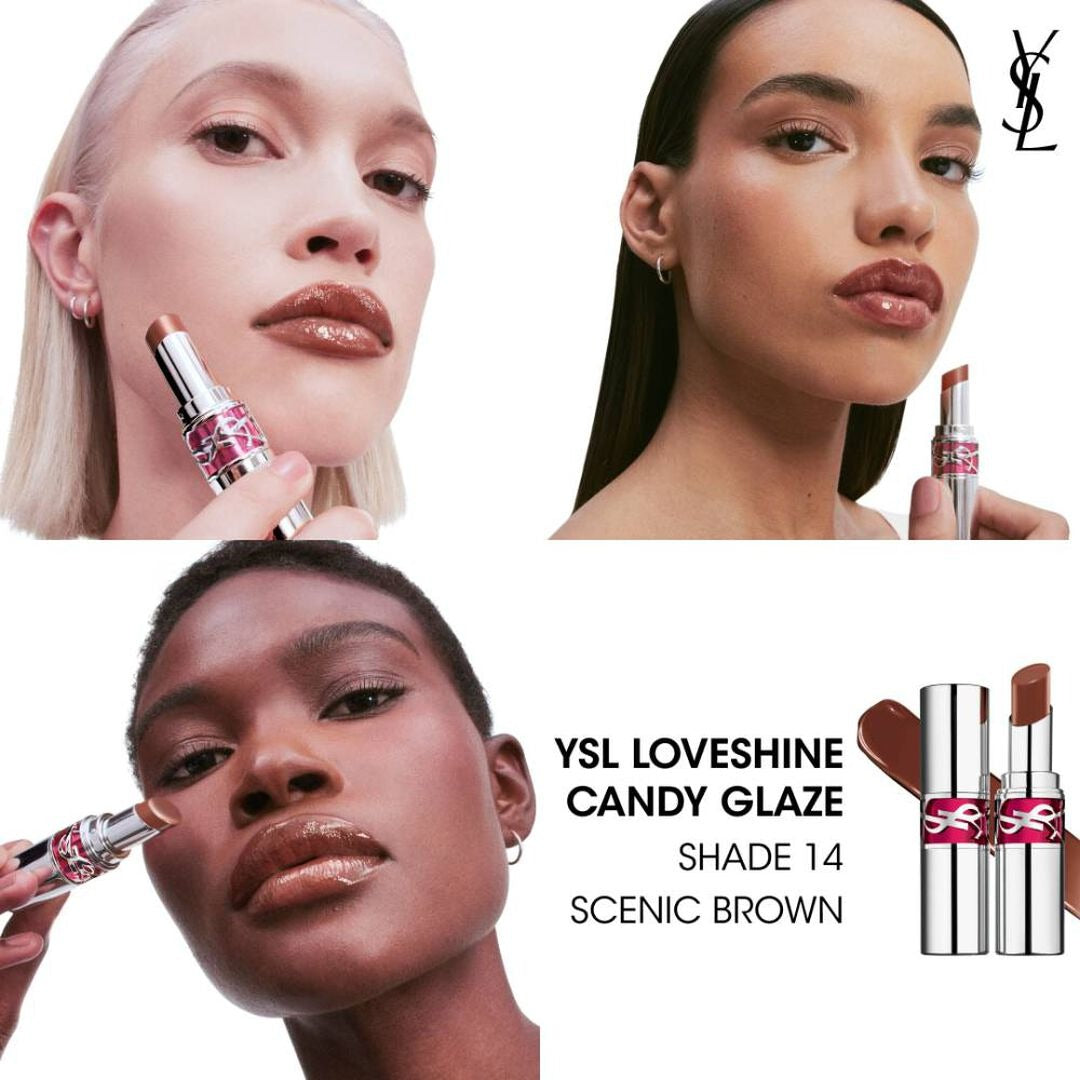 Son YSL Loveshine Candy Glaze #14 Scenic Brown