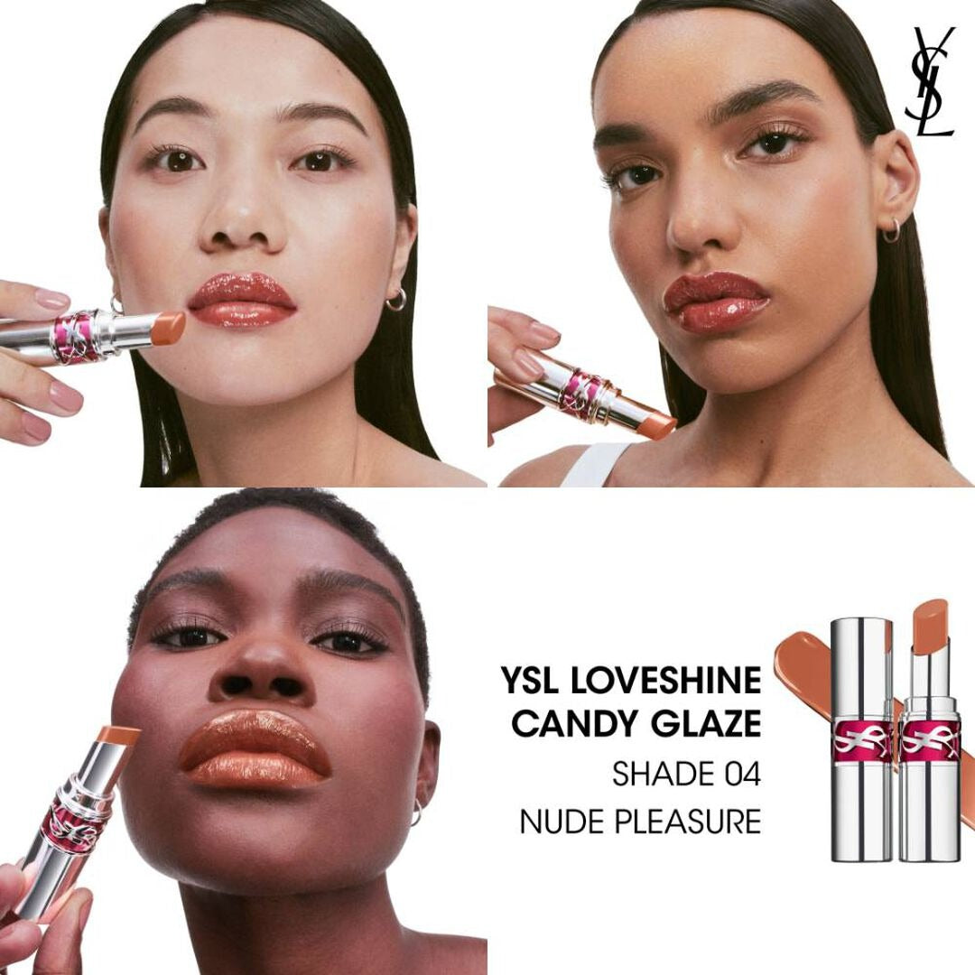 Son YSL Loveshine Candy Glaze #4 Nude Pleasure