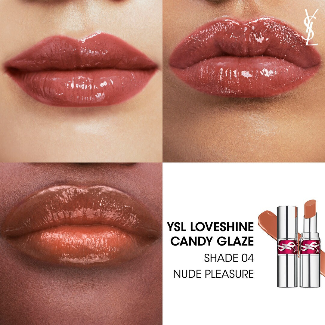 Son YSL Loveshine Candy Glaze #4 Nude Pleasure