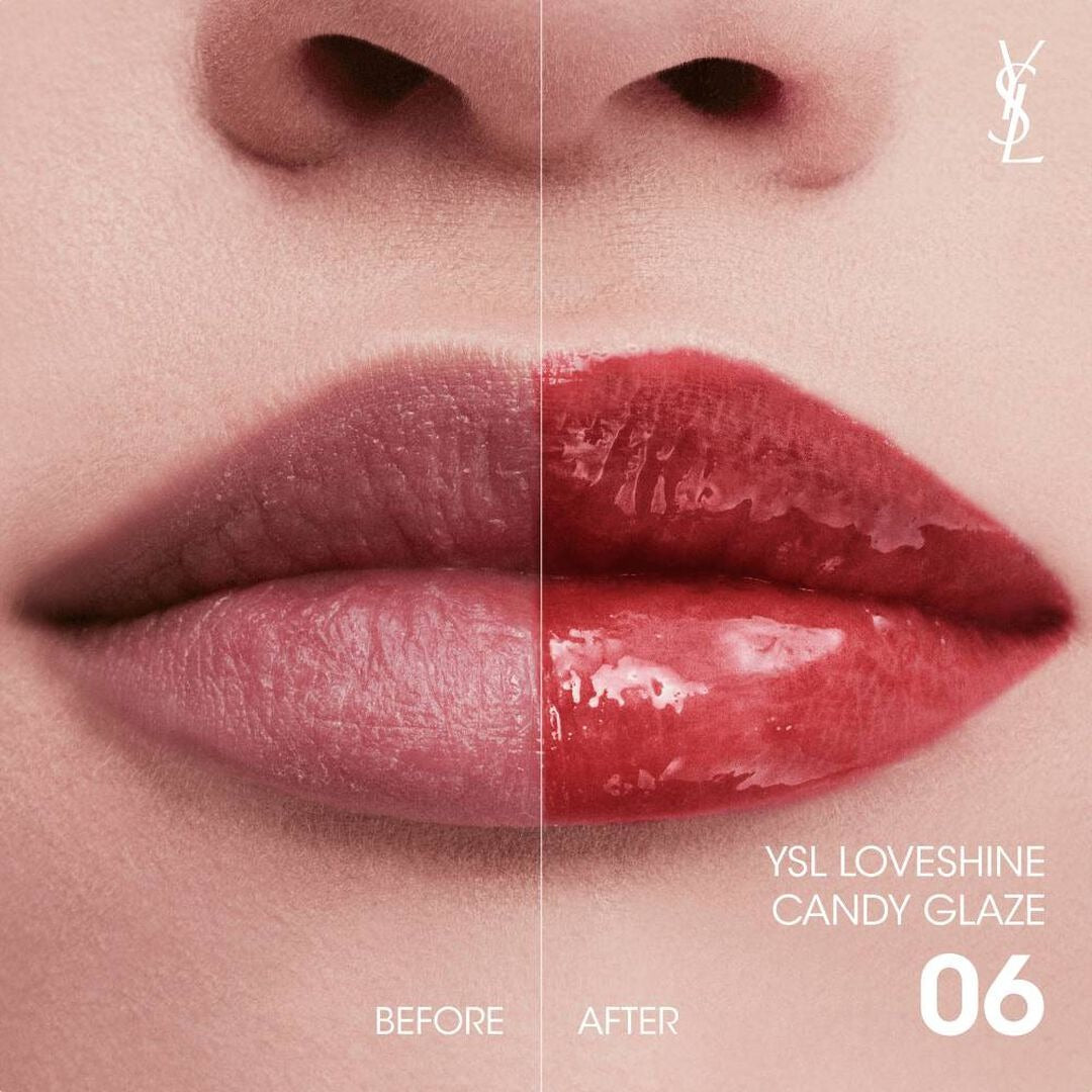 Son YSL Loveshine Candy Glaze #6 Burgundy Temptation