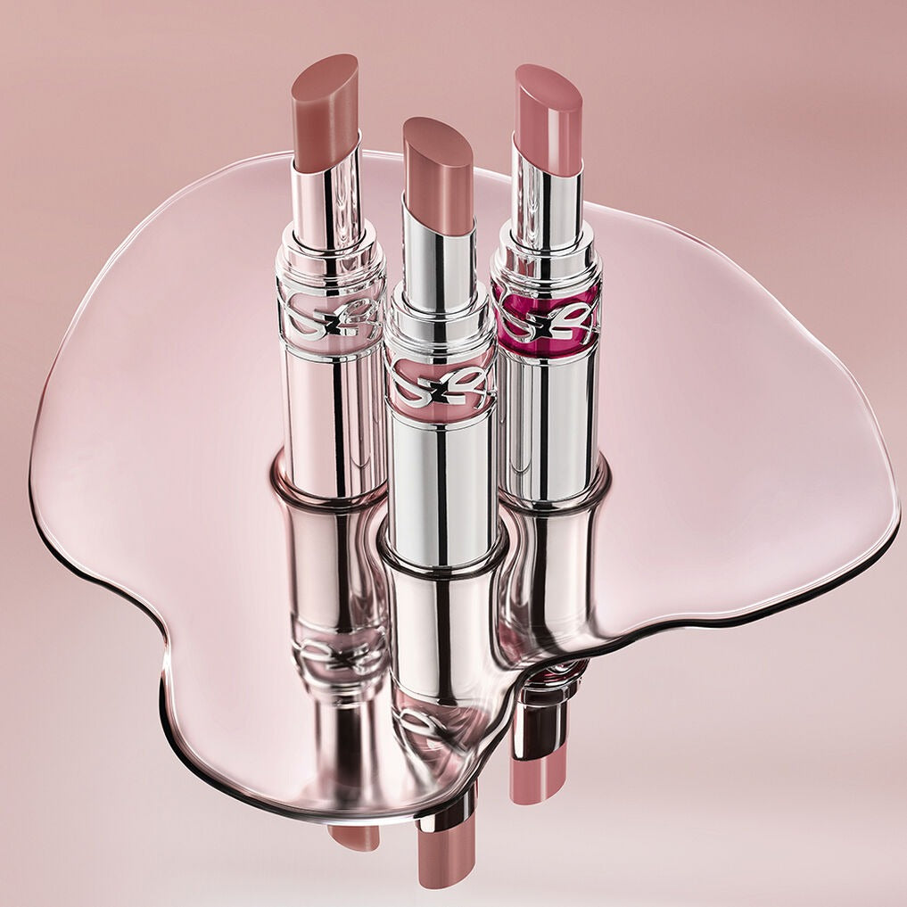 Son YSL Loveshine Candy Glow Lip Balm #3B Rosewood Blush-Kallos