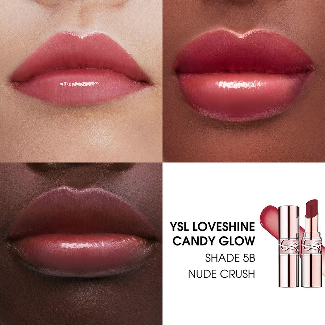 Son YSL Loveshine Candy Glow Lip Balm #5B Nude Crush