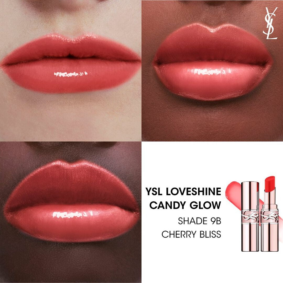 Son YSL Loveshine Candy Glow Lip Balm #9B Cherry Bliss