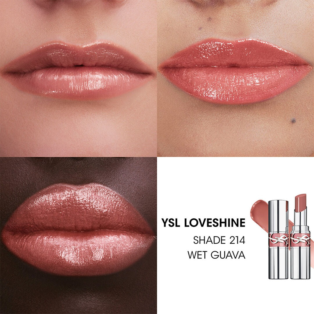 Son YSL Loveshine Lipstick #214 Wet Guava