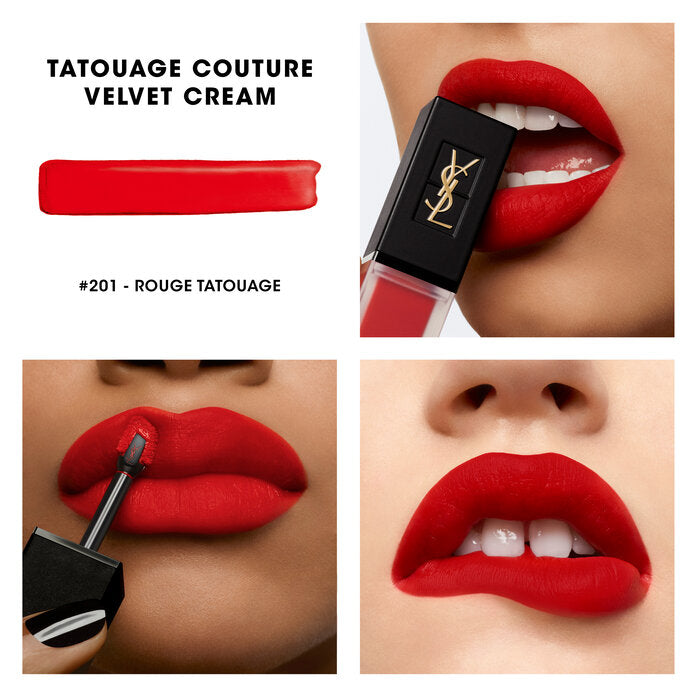 Son YSL Tatouage Couture Velvet Cream Lipstick #201 Rouge Tatouage - Kallos Vietnam