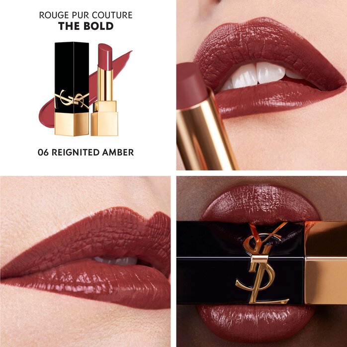 Son YSL The Bold High Pigment Lipstick #6 Reignited Amber - Kallos Vietnam